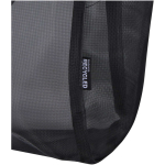 Sac cabas recyclé en maille transparente zippée 23 L couleur noir vue détail 1