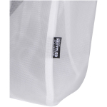Sac cabas recyclé en maille transparente zippée 23 L couleur blanc vue détail 1