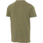 T-shirt homme coton ring-spun manches courtes 160 g/m² Elevate couleur vert foncé troisième vue arrière