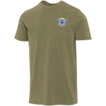 T-shirt homme coton ring-spun manches courtes 160 g/m² Elevate couleur vert foncé vue impression sérigraphique
