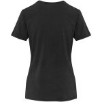 T-shirt femme coton ring-spun manches courtes 160 g/m² Elevate couleur noir deuxième vue arrière