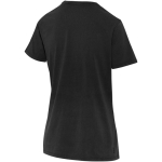 T-shirt femme coton ring-spun manches courtes 160 g/m² Elevate couleur noir troisième vue arrière