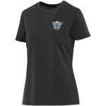 T-shirt femme coton ring-spun manches courtes 160 g/m² Elevate couleur noir vue impression sérigraphique