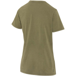 T-shirt femme coton ring-spun manches courtes 160 g/m² Elevate couleur vert foncé troisième vue arrière