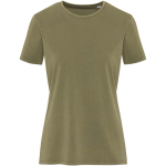 T-shirt femme coton ring-spun manches courtes 160 g/m² Elevate couleur vert foncé deuxième vue frontale
