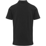 Polo homme manches courtes piqué prélavé 200 g/m² Elevate couleur noir deuxième vue arrière