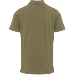 Polo homme manches courtes piqué prélavé 200 g/m² Elevate couleur vert foncé deuxième vue arrière