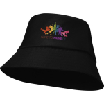 Bob léger en polyester avec protection solaire 130 g/m² couleur noir