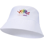 Bob léger en polyester avec protection solaire 130 g/m² couleur blanc