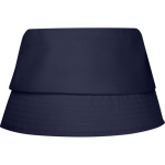 Bob léger en polyester avec protection solaire 130 g/m² couleur bleu marine deuxième vue arrière
