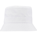 Chapeau type bob léger en nylon à séchage rapide 105 g/m² couleur blanc deuxième vue arrière
