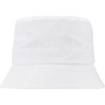Chapeau type bob léger en nylon à séchage rapide 105 g/m² couleur blanc deuxième vue frontale