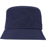 Chapeau type bob léger en nylon à séchage rapide 105 g/m² couleur bleu marine deuxième vue frontale