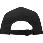 Casquette nylon imperméable avec protection solaire 105 g/m² couleur noir deuxième vue arrière
