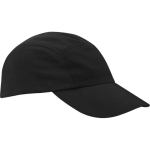 Casquette nylon imperméable avec protection solaire 105 g/m² couleur noir vue latérale