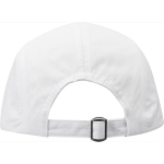 Casquette nylon imperméable avec protection solaire 105 g/m² couleur blanc deuxième vue arrière