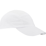 Casquette nylon imperméable avec protection solaire 105 g/m² couleur blanc vue latérale