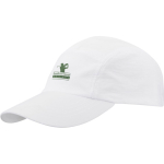 Casquette nylon imperméable avec protection solaire 105 g/m² couleur blanc vue impression sérigraphique
