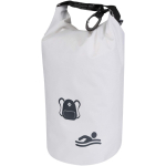 Sac étanche recyclé compact à fermeture enroulable 1 L couleur blanc vue impression transfert