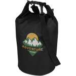 Sac de voyage recyclé étanche à fermeture enroulable 5 L couleur noir