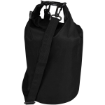 Sac de voyage recyclé étanche à fermeture enroulable 5 L couleur noir deuxième vue