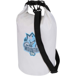 Sac de voyage recyclé étanche à fermeture enroulable 5 L couleur blanc