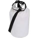 Sac de voyage recyclé étanche à fermeture enroulable 5 L couleur blanc deuxième vue