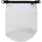 Sac de voyage recyclé étanche à fermeture enroulable 5 L couleur blanc troisième vue frontale
