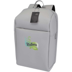 Sac à dos antivol extensible résistant à l’eau capacité 18 L couleur gris clair