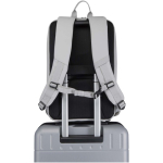 Sac à dos antivol extensible résistant à l’eau capacité 18 L couleur gris clair deuxième vue