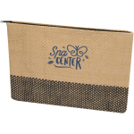 Trousse fine en papier certifié avec doublure douce 3 L couleur noir