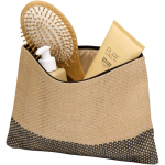 Trousse fine en papier certifié avec doublure douce 3 L couleur noir deuxième vue