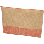 Trousse fine en papier certifié avec doublure douce 3 L couleur acajou