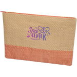 Trousse fine en papier certifié avec doublure douce 3 L couleur acajou