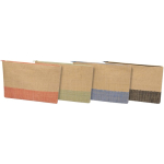 Trousse fine en papier certifié avec doublure douce 3 L couleur acajou deuxième vue en couleurs