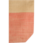 Sac en paille tressée avec bouton magnétique et base large 10 L couleur acajou vue détail 1