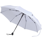 Parapluie pliable automatique avec poignée caoutchouc Ø93 cm couleur blanc