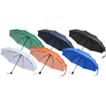 Parapluie pliable automatique avec poignée caoutchouc Ø93 cm couleur blanc deuxième vue en couleurs