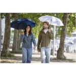Parapluie pliable automatique avec poignée caoutchouc Ø93 cm couleur blanc image nature morte