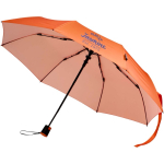 Parapluie pliable automatique avec poignée caoutchouc Ø93 cm couleur orange