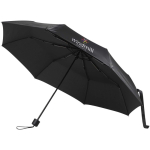 Parapluie pliable compact armature métal et gomme Ø102 cm couleur noir