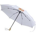 Parapluie pliable ouverture et fermeture auto solide Ø105 cm couleur blanc