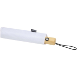 Parapluie pliable ouverture et fermeture auto solide Ø105 cm couleur blanc troisième vue