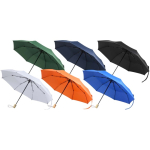 Parapluie pliable ouverture et fermeture auto solide Ø105 cm couleur blanc deuxième vue en couleurs
