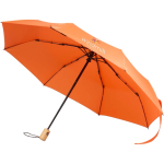 Parapluie pliable ouverture et fermeture auto solide Ø105 cm couleur orange