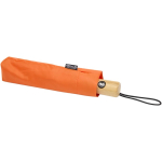 Parapluie pliable ouverture et fermeture auto solide Ø105 cm couleur orange troisième vue