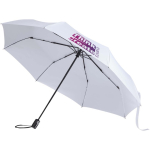 Parapluie pliable éco ouverture et fermeture auto Ø120 cm couleur blanc