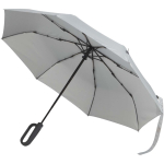 Parapluie RPET pliable compact à ouverture automatique Ø99 cm couleur gris clair