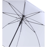 Parapluie anti-vent automatique avec bande réfléchissante Ø130 cm couleur blanc deuxième vue