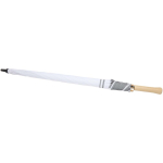 Parapluie anti-vent automatique avec bande réfléchissante Ø130 cm couleur blanc troisième vue